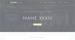 Desktop Screenshot of mameawardsaz.com